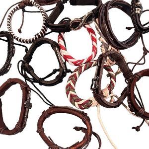 Brand New!! Grab bag of 10 adjustable bracelets